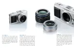 Preview for 3 page of Olympus E-P1 - Digital Camera - Prosumer Brochure & Specs