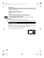 Предварительный просмотр 48 страницы Olympus E-P1 - Digital Camera - Prosumer Instruction Manual