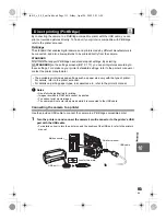 Предварительный просмотр 115 страницы Olympus E-P1 - Digital Camera - Prosumer Instruction Manual