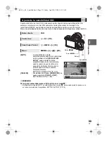 Предварительный просмотр 53 страницы Olympus E-P1 - Digital Camera - Prosumer Manual De Instrucciones