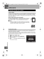 Предварительный просмотр 130 страницы Olympus E-P1 - Digital Camera - Prosumer Manual De Instrucciones