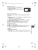 Предварительный просмотр 93 страницы Olympus E-P1 - Digital Camera - Prosumer Manuel D'Instructions