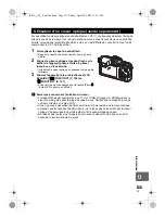 Предварительный просмотр 135 страницы Olympus E-P1 - Digital Camera - Prosumer Manuel D'Instructions