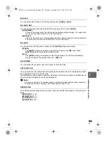 Preview for 103 page of Olympus E-P2 - PEN 12.3 MP Micro Four Thirds Interchangeable Lens Digital... Instruction Manual