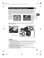 Предварительный просмотр 39 страницы Olympus E-P2 - PEN 12.3 MP Micro Four Thirds Interchangeable Lens Digital... Manual De Instrucciones