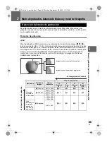 Предварительный просмотр 65 страницы Olympus E-P2 - PEN 12.3 MP Micro Four Thirds Interchangeable Lens Digital... Manual De Instrucciones