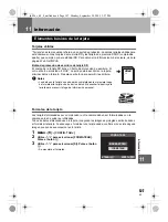 Предварительный просмотр 127 страницы Olympus E-P2 - PEN 12.3 MP Micro Four Thirds Interchangeable Lens Digital... Manual De Instrucciones