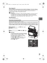 Предварительный просмотр 63 страницы Olympus E-P2 - PEN 12.3 MP Micro Four Thirds Interchangeable Lens Digital... Manuel D'Instructions