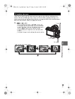 Предварительный просмотр 81 страницы Olympus E-P2 - PEN 12.3 MP Micro Four Thirds Interchangeable Lens Digital... Manuel D'Instructions