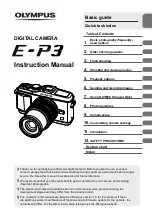 Preview for 1 page of Olympus E-P3 Instruction Manual