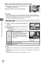 Предварительный просмотр 62 страницы Olympus E-P3 Instruction Manual