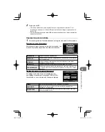 Предварительный просмотр 85 страницы Olympus E-PL1 Manuel D'Instructions