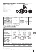 Preview for 99 page of Olympus E-PL2 Manual De Instrucciones