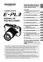 Preview for 1 page of Olympus E-PL3 Manual De Instrucciones