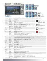 Preview for 2 page of Olympus E-PL3 Specifications
