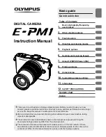 Preview for 1 page of Olympus E-PM1 Instruction Manual