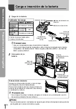 Предварительный просмотр 4 страницы Olympus E-PM1 Manual De Instrucciones