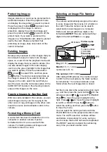 Предварительный просмотр 19 страницы Olympus E10 - CAMEDIA E 10 Digital Camera SLR Basic Manual