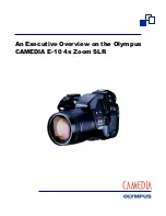 Preview for 1 page of Olympus E10 - CAMEDIA E 10 Digital Camera SLR Executive Overview