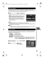 Предварительный просмотр 67 страницы Olympus E420 - Evolt 10MP Digital SLR Camera Instruction Manual