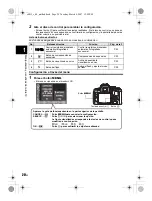 Предварительный просмотр 20 страницы Olympus E420 - Evolt 10MP Digital SLR Camera Manual De Instrucciones