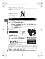 Предварительный просмотр 64 страницы Olympus E620 - Evolt 12.3MP Live MOS Digital SLR... Manual De Instrucciones