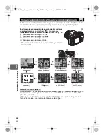 Предварительный просмотр 84 страницы Olympus E620 - Evolt 12.3MP Live MOS Digital SLR... Manual De Instrucciones