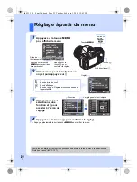 Предварительный просмотр 22 страницы Olympus E620 - Evolt 12.3MP Live MOS Digital SLR... Manuel D'Instructions