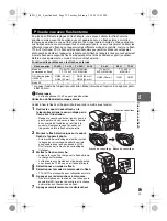 Предварительный просмотр 79 страницы Olympus E620 - Evolt 12.3MP Live MOS Digital SLR... Manuel D'Instructions