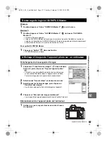 Предварительный просмотр 117 страницы Olympus E620 - Evolt 12.3MP Live MOS Digital SLR... Manuel D'Instructions