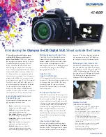 Preview for 1 page of Olympus E620 - Evolt 12.3MP Live MOS Digital SLR... Specification