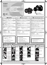 Olympus EC-14 - Converter - Four Thirds Instructions предпросмотр