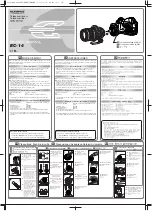 Предварительный просмотр 2 страницы Olympus EC-14 - Converter - Four Thirds Instructions