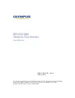 Предварительный просмотр 1 страницы Olympus EPOCH 650 User Manual