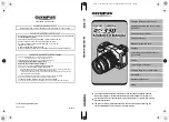 Preview for 1 page of Olympus EVOLT E-330 Advanced Manual