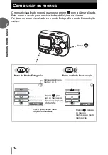Preview for 14 page of Olympus FE 100 - 4MP Digital Camera Manual Avançado