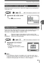 Preview for 41 page of Olympus FE 100 - 4MP Digital Camera Manual Avançado