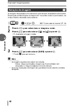 Preview for 42 page of Olympus FE 100 - 4MP Digital Camera Manual Avançado