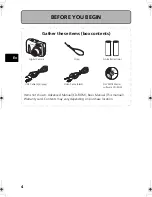 Preview for 4 page of Olympus FE 115 - Digital Camera - 5.0 Megapixel Basic Manual