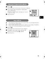 Preview for 13 page of Olympus FE 115 - Digital Camera - 5.0 Megapixel Basic Manual