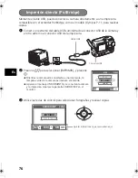 Предварительный просмотр 76 страницы Olympus FE 115 - Digital Camera - 5.0 Megapixel Basic Manual