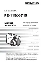 Preview for 1 page of Olympus FE 115 - Digital Camera - 5.0 Megapixel Manual Avançado