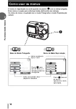 Preview for 14 page of Olympus FE 115 - Digital Camera - 5.0 Megapixel Manual Avançado