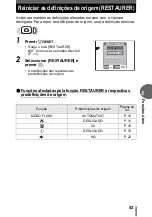 Предварительный просмотр 53 страницы Olympus FE 115 - Digital Camera - 5.0 Megapixel Manual Avançado