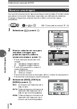 Preview for 70 page of Olympus FE 115 - Digital Camera - 5.0 Megapixel Manual Avançado