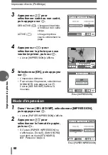 Preview for 60 page of Olympus FE 115 - Digital Camera - 5.0 Megapixel Manuel Avancé