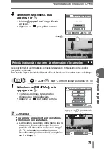 Preview for 71 page of Olympus FE 115 - Digital Camera - 5.0 Megapixel Manuel Avancé