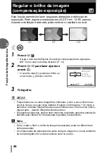 Предварительный просмотр 44 страницы Olympus FE 120 - Digital Camera - 6.0 Megapixel Manual Avançado