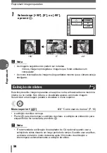 Предварительный просмотр 56 страницы Olympus FE 120 - Digital Camera - 6.0 Megapixel Manual Avançado