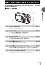 Preview for 13 page of Olympus FE 120 - Digital Camera - 6.0 Megapixel Manual Avanzado